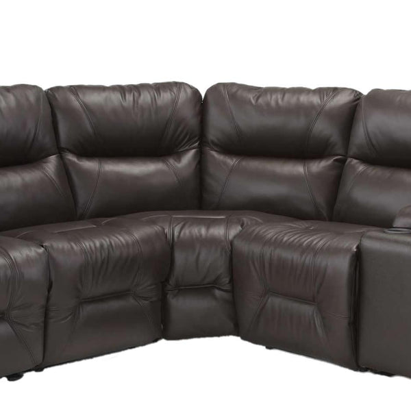 Best Home Furnishings Bodie M760C4A Corner Wedge (Chocolate) IMAGE 1