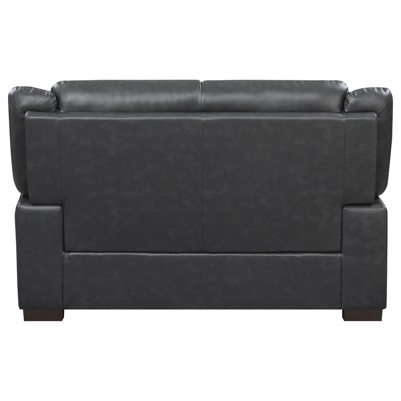 Coaster Furniture Arabella 506592 Upholstered Padded Arm Loveseat - Grey IMAGE 4