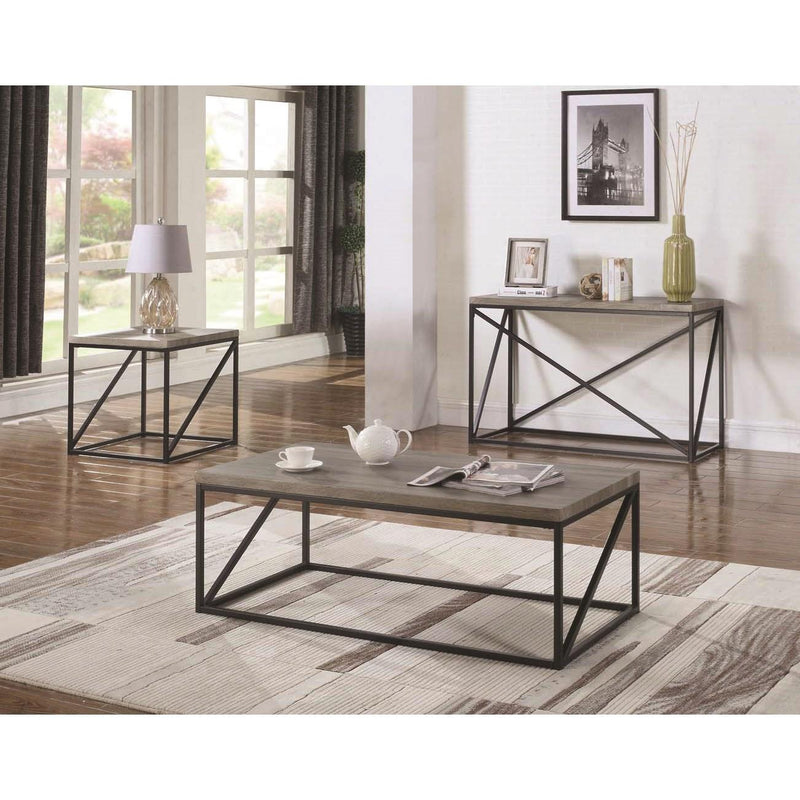 Coaster Furniture Birdie 705619 Rectangular Entryway Console Table - Sonoma Grey IMAGE 2
