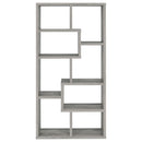 Coaster Furniture Theo 801137 71-inch 7-shelf Bookshelf - Grey Driftwood IMAGE 2