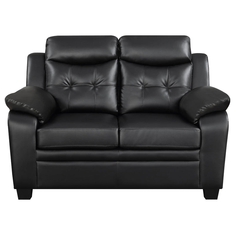 Coaster Furniture Finley Stationary Leatherette Loveseat 506552 IMAGE 2