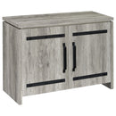 Coaster Furniture Enoch 950785 2-door Engineered Wood Accent Cabinet - Grey Driftwood IMAGE 1
