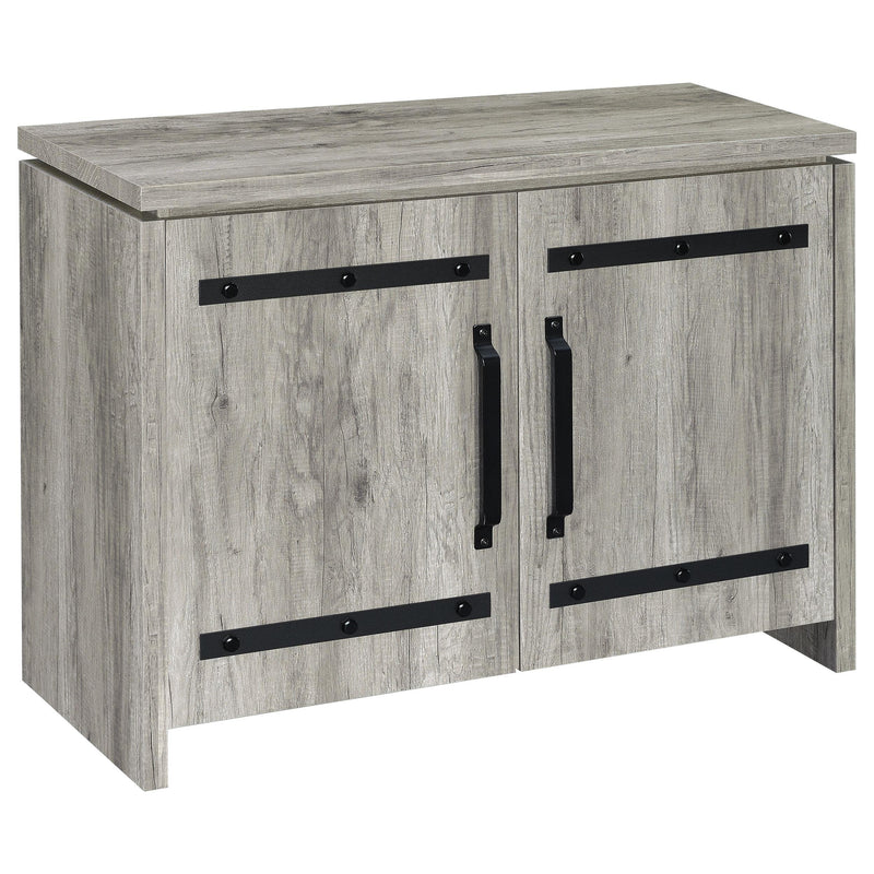  Coaster Furniture Enoch 950785 2-door Engineered Wood Accent Cabinet - Grey Driftwood IMAGE 1