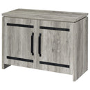  Coaster Furniture Enoch 950785 2-door Engineered Wood Accent Cabinet - Grey Driftwood IMAGE 4