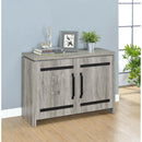  Coaster Furniture Enoch 950785 2-door Engineered Wood Accent Cabinet - Grey Driftwood IMAGE 8
