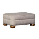 Mayo Furniture Fabric Ottoman 3620F50 Ottoman - Namaste Smolder IMAGE 1