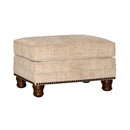 Mayo Furniture Fabric Ottoman 5790F50 Ottoman - Austin Wheat IMAGE 1