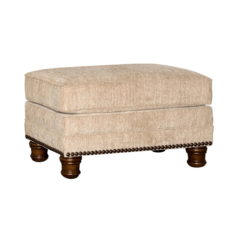 Mayo Furniture Fabric Ottoman 5790F50 Ottoman - Austin Wheat IMAGE 1