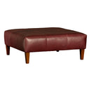 Mayo Furniture Leather Ottoman 9450L51 Table Ottoman - Edinburg Black Cherry IMAGE 1