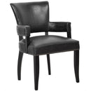 Classic Home Ronan Stationary Leather Accent Chair Ronan 53005236 Accent Chair IMAGE 1