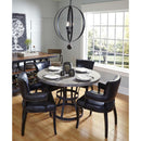 Classic Home Ronan Stationary Leather Accent Chair Ronan 53005236 Accent Chair IMAGE 3