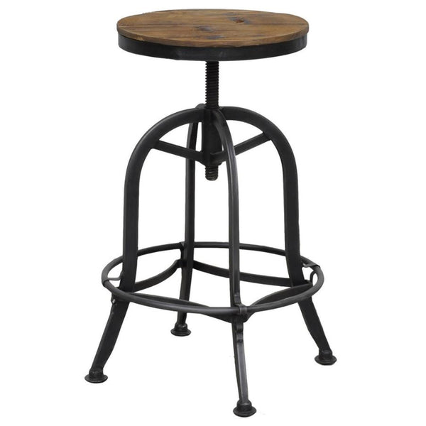 Classic Home Akron Adjustable Height Stool 53003502ELP IMAGE 1