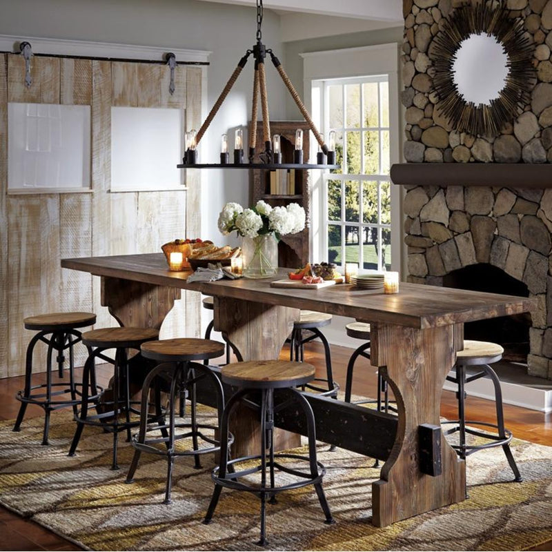 Classic Home Akron Adjustable Height Stool 53003502ELP IMAGE 5
