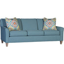 Mayo Furniture Stationary Fabric Sofa 1010F10 Sofa - Cozy Aqua IMAGE 1