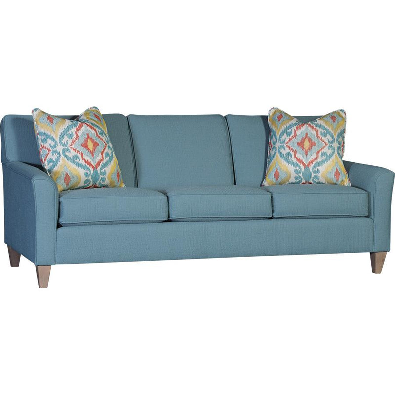 Mayo Furniture Stationary Fabric Sofa 1010F10 Sofa - Cozy Aqua IMAGE 1