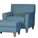 Mayo Furniture Stationary Fabric Chair 1010F40 Chair - Cozy Aqua IMAGE 1