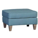 Mayo Furniture Fabric Ottoman 1010F50 Ottoman - Cozy Aqua IMAGE 1