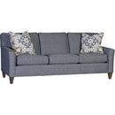 Mayo Furniture Stationary Fabric Sofa 1010F10 Sofa - Homespun Denim IMAGE 1