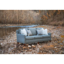 Mayo Furniture Stationary Fabric Sofa 1221F10 Sofa - Highline Metal IMAGE 2