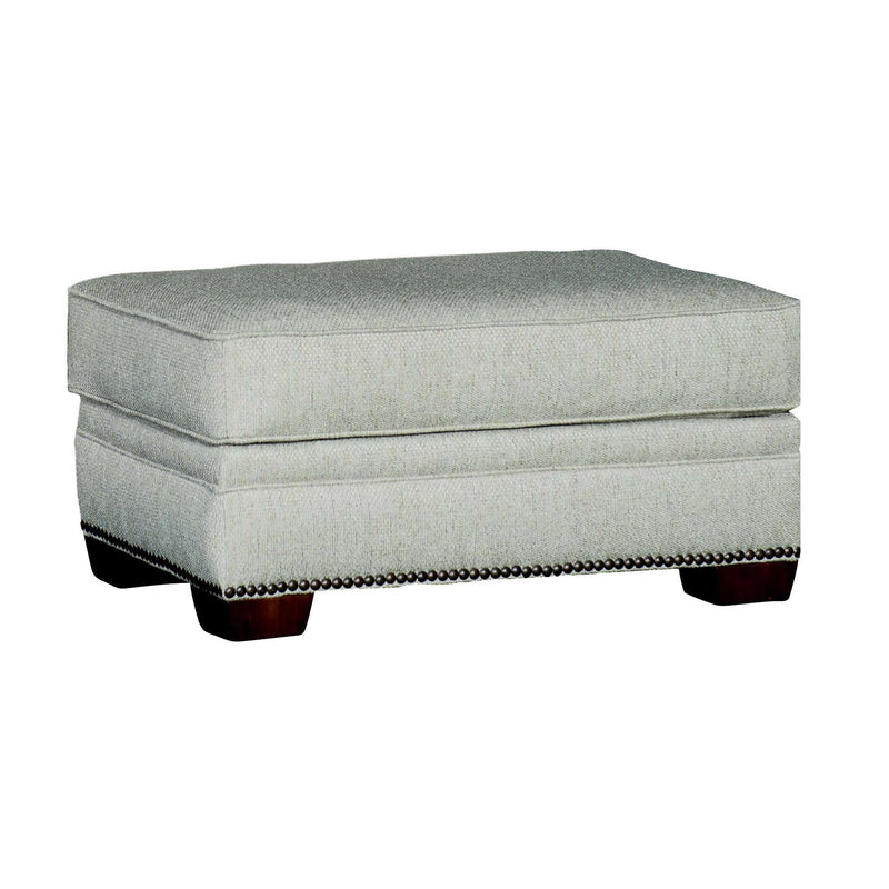 Mayo Furniture Fabric Ottoman 1370F50 Ottoman - Aries Mineral IMAGE 1