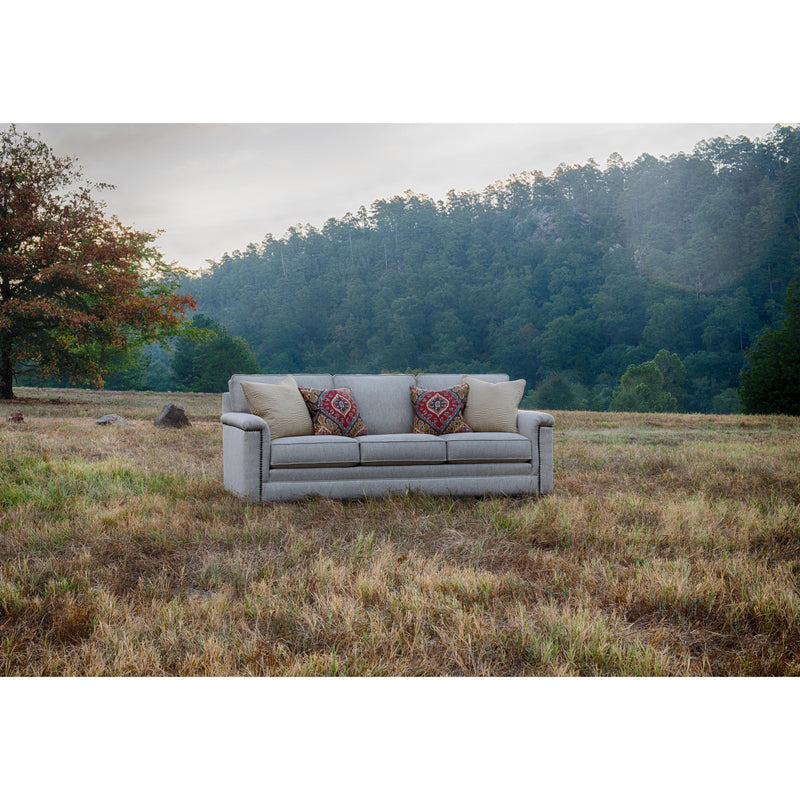Mayo Furniture Stationary Fabric Sofa 1370F10 Sofa - Aries Mineral IMAGE 2