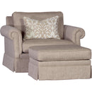 Mayo Furniture Stationary Fabric Chair 2600F40 Chair - Sugarshack Pebble IMAGE 2