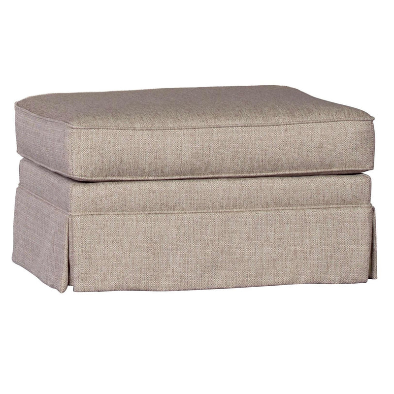 Mayo Furniture Fabric Ottoman 2600F50 Ottoman - Sugarshack Pebble IMAGE 1
