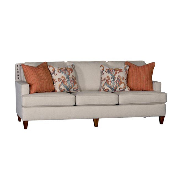 Mayo Furniture Stationary Fabric Sofa 3030F10 Sofa - Abaco Haze IMAGE 1