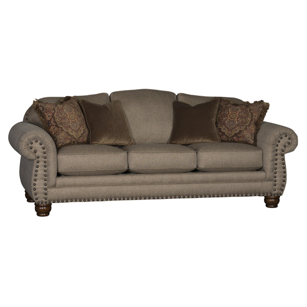 Mayo Furniture Stationary Fabric Sofa 3180F10 Sofa - Tiberius Pecan IMAGE 1