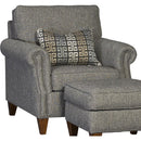 Mayo Furniture Stationary Fabric Chair 3311F40 Chair - Highline Granite IMAGE 1