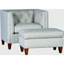 Mayo Furniture Stationary Fabric Chair 3510F40 Chair - Patmos Stone IMAGE 2