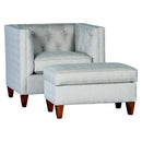 Mayo Furniture Fabric Ottoman 3510F50 Ottoman - Patmos Stone IMAGE 2