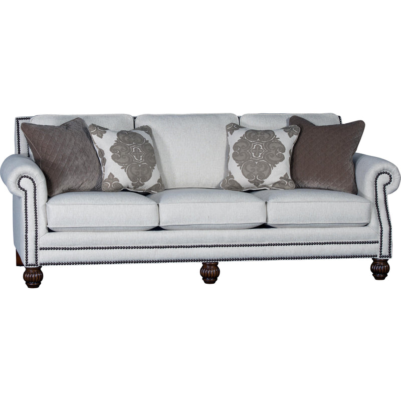 Mayo Furniture Stationary Fabric Sofa 4300F10 Sofa - Downton Gypsum IMAGE 1