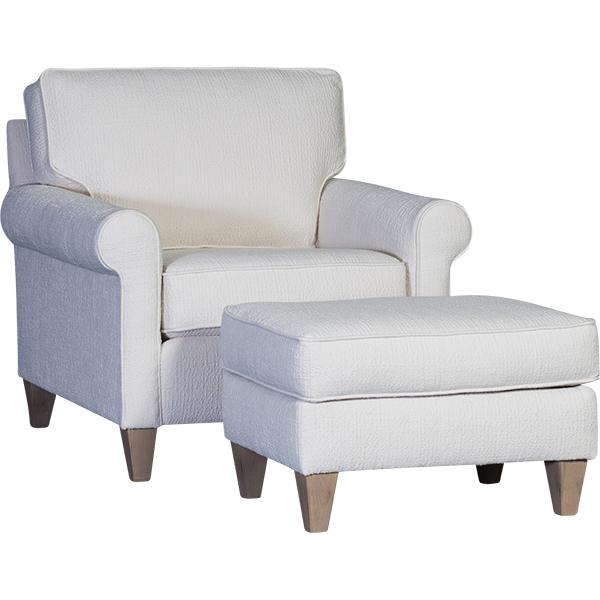 Mayo Furniture Stationary Fabric Chair 4422F40 Chair - Cozy Natural IMAGE 2