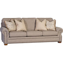 Mayo Furniture Stationary Fabric Sofa 6400F10 Sofa - Namaste Smolder IMAGE 1