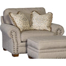 Mayo Furniture Stationary Fabric Chair 6400F40 Chair - Namaste Smolder IMAGE 1