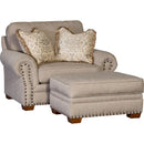 Mayo Furniture Stationary Fabric Chair 6400F40 Chair - Namaste Smolder IMAGE 2