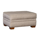 Mayo Furniture Fabric Ottoman 6400F50 Ottoman - Namaste Smolder IMAGE 1