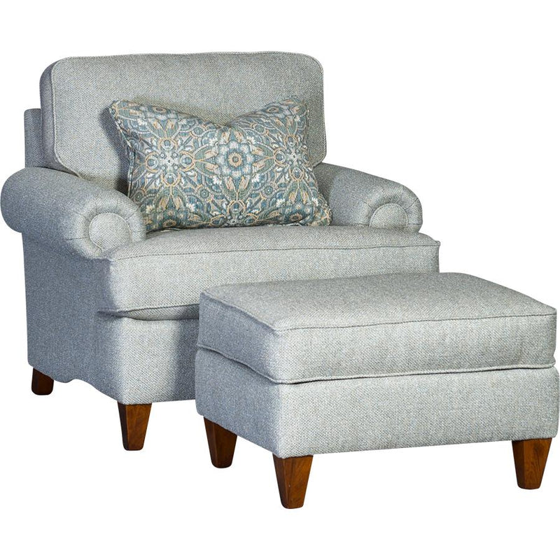 Mayo Furniture Stationary Fabric Chair 7925F40 Chair - Duke Lagoon IMAGE 2