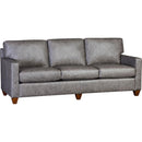 Mayo Furniture Stationary Leather Sofa 3830L10 Sofa - Omaha Grey IMAGE 1