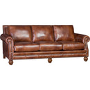 Mayo Furniture Stationary Leather Sofa 4300L10 Sofa - Heirloom Chimera IMAGE 1