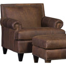 Mayo Furniture Stationary Leather Chair 5015L40 Chair - Flea Market Whiskey IMAGE 1