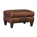 Mayo Furniture Leather Ottoman 5015L50 Ottoman - Flea Market Whiskey IMAGE 1