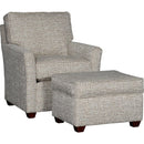 Mayo Furniture Stationary Fabric Chair 1117F40 Chair - Trelor Putty IMAGE 2