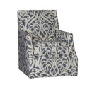 Mayo Furniture Swivel Fabric Chair 2325F42 Swivel - Vickrey Indigo IMAGE 1