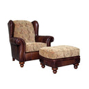 Mayo Furniture Leather Ottoman 3200LF50 Ottoman - Hannah Chutney IMAGE 2