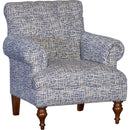 Mayo Furniture Stationary Fabric Chair 3419F40 Chair - Trelor Indigo IMAGE 1