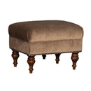 Mayo Furniture Fabric Ottoman 3419F50 Ottoman - Striato Chestnut IMAGE 1