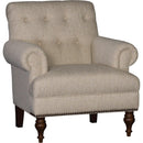 Mayo Furniture Stationary Fabric Chair 3419F40 Chair - Sugarshack Linen IMAGE 1