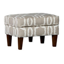 Mayo Furniture Fabric Ottoman 3725F50 Ottoman - Kidada Flax IMAGE 1